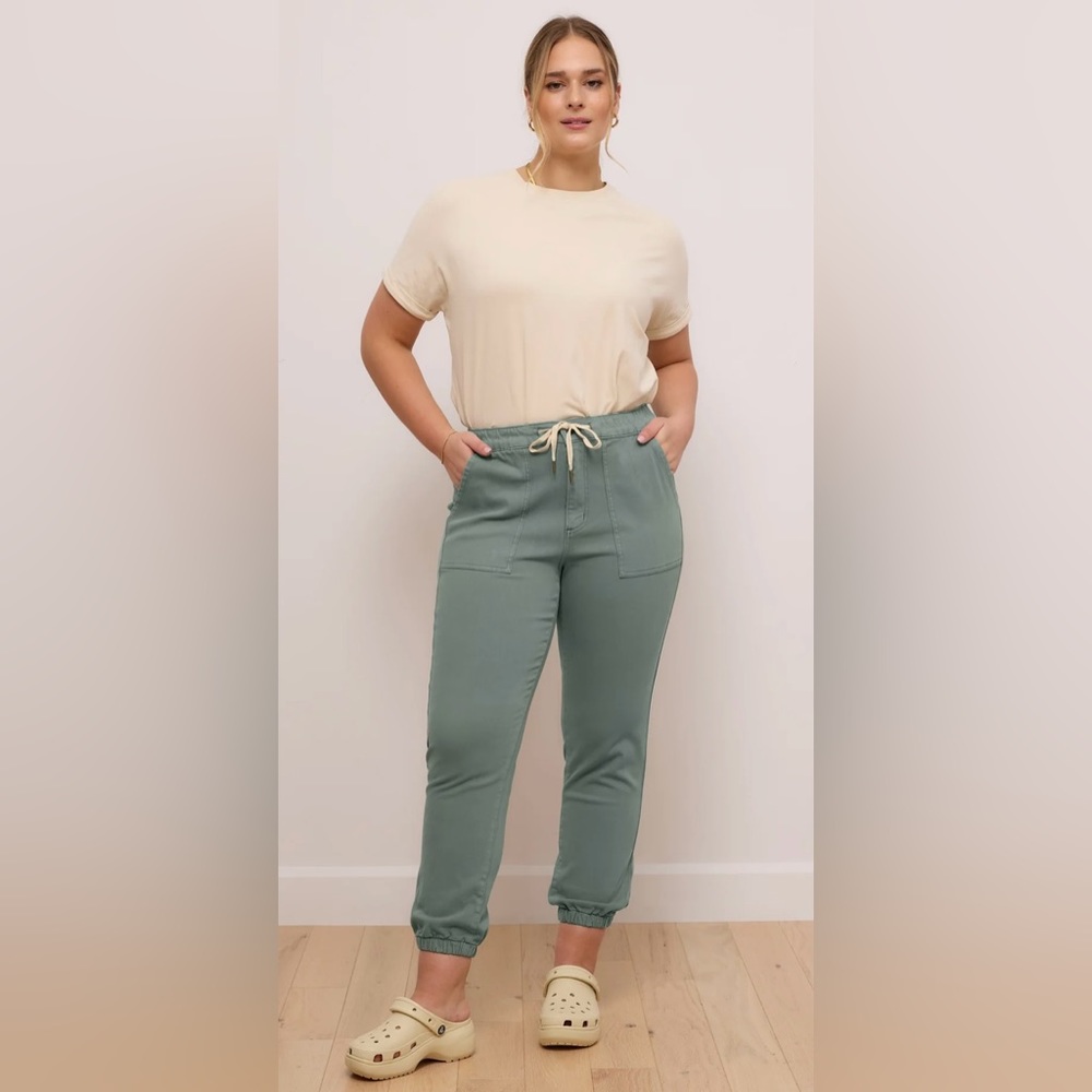 Yoga jeans MALIA RELAXED JEANS JOGGER / LAUREL WREATH green size 32